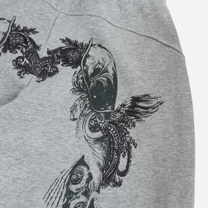 Штаны Evisu Вересковый серый Женские Повседневные брюки - изображение 5