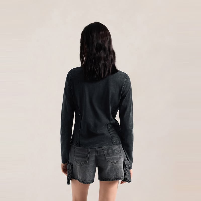 Футболка Evisu Carbon Gray Женские T-рубашки - изображение 4
