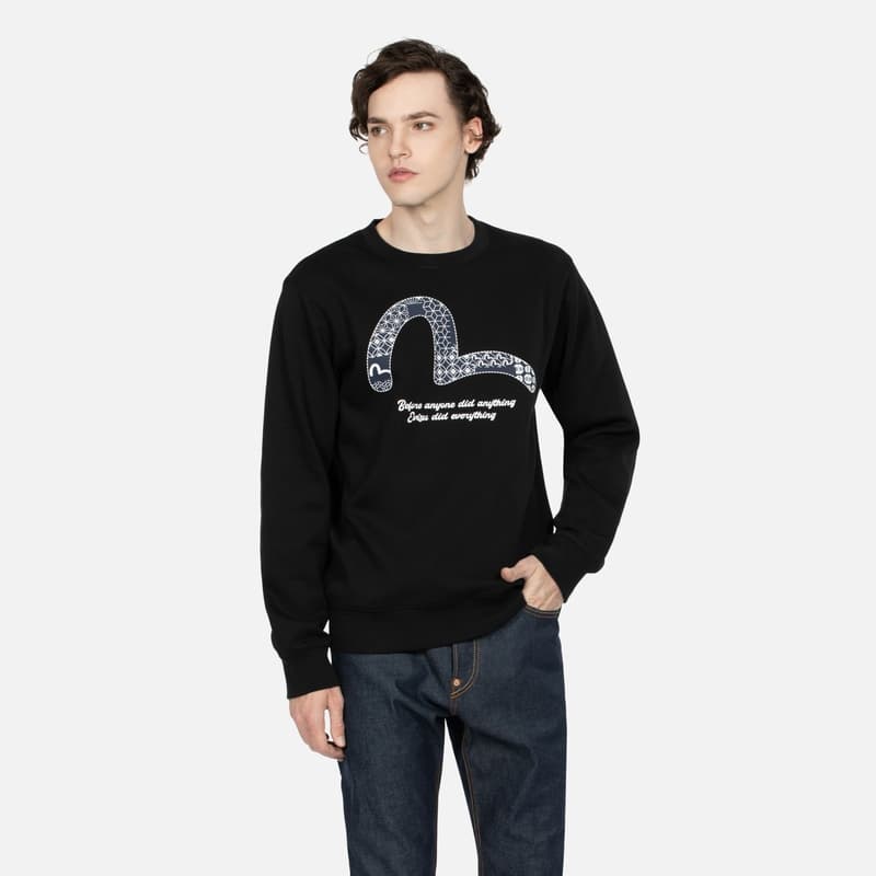 Худи EVISU Мужские Толстовка - изображение 4