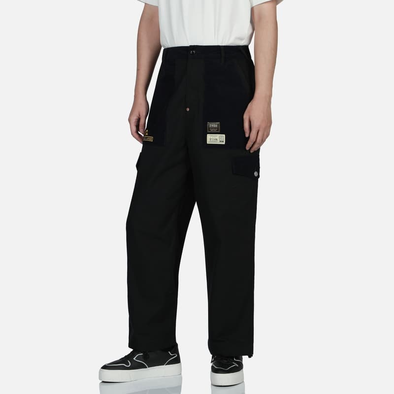 Штаны EVISU AW23 Cargo Pants Black - изображение 3