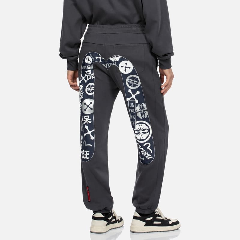 Штаны EVISU Мужские Повседневные Брюки - изображение 3