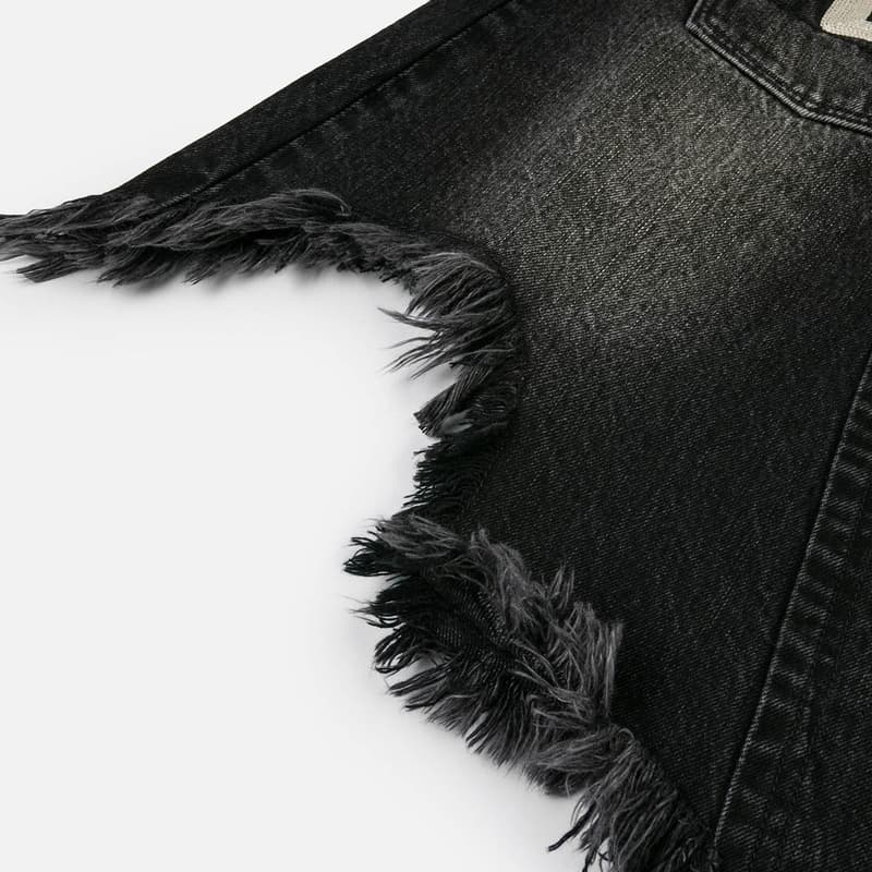 EVISU Джинсы Черные Женские Длинные Юбки - изображение 8