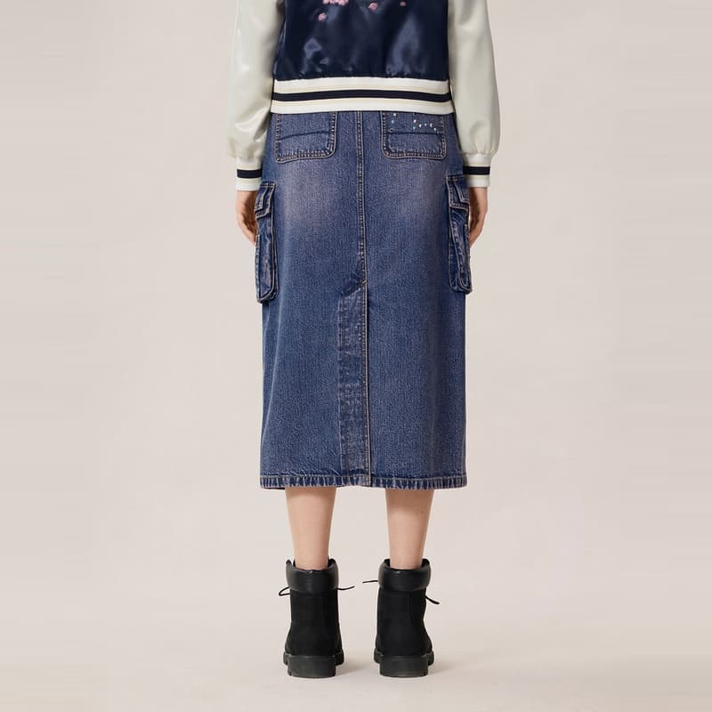 EVISU Джинсовые короткие юбки для женщин - изображение 3