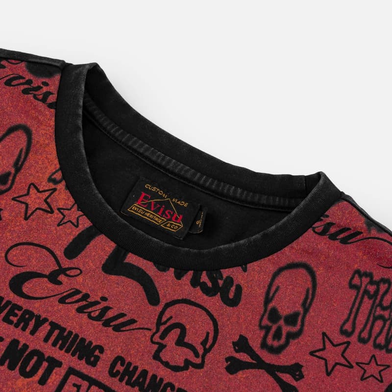 Футболка EVISU Черный Женские Футболки - изображение 8