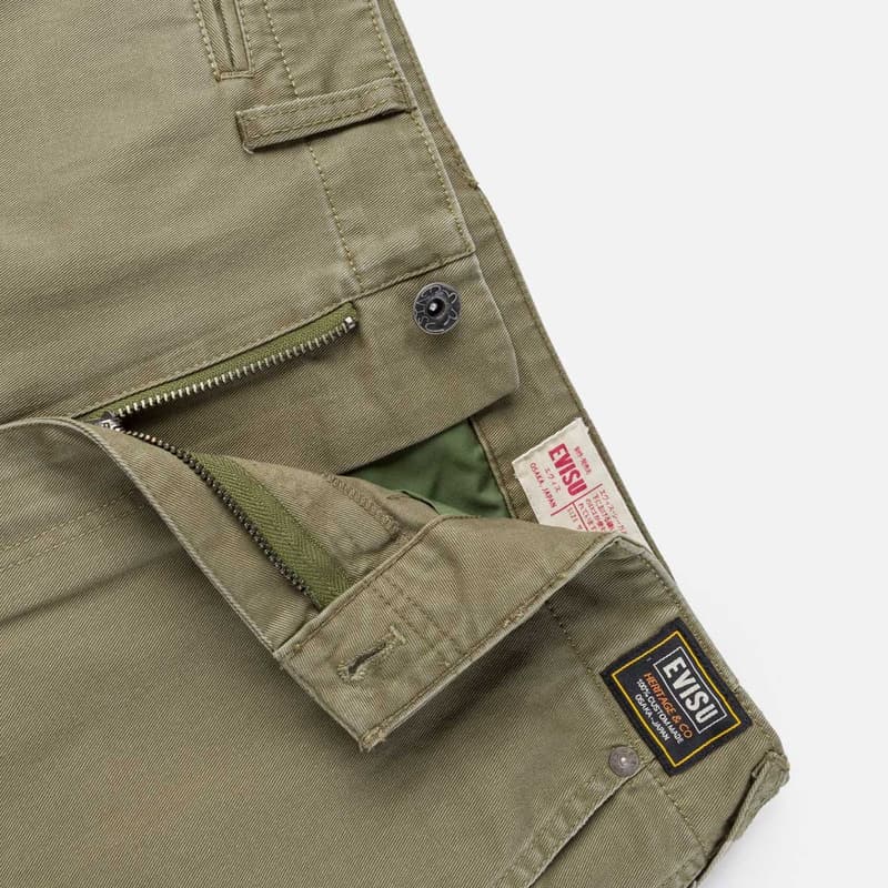 Штаны EVISU Мужские Повседневные Брюки - изображение 6