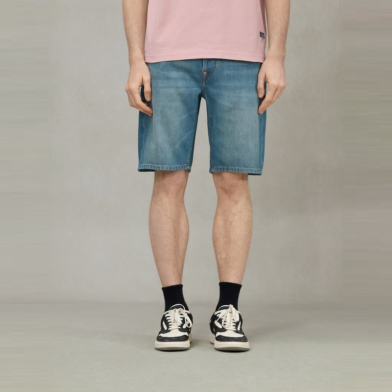 Джинсовые шорты EVISU SS25 2025 Летние Джинсовые Шорты Мужские - изображение 4