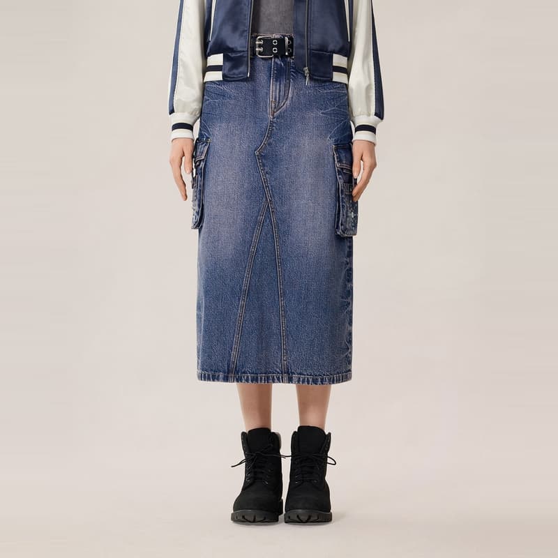 EVISU Джинсовые короткие юбки для женщин - изображение 4