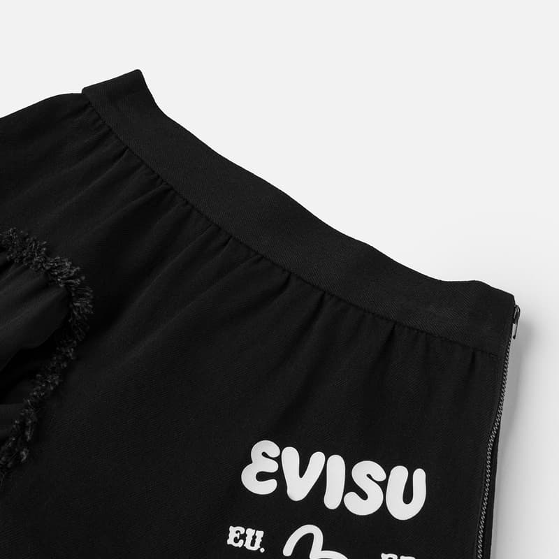 EVISU Черные Женские Джинсовые Длинные Юбки - изображение 5