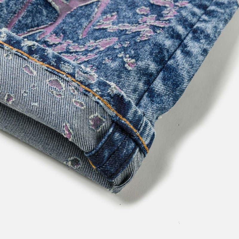 Джинсы EVISU Джинсовый Синий Женские Джинсы - изображение 8