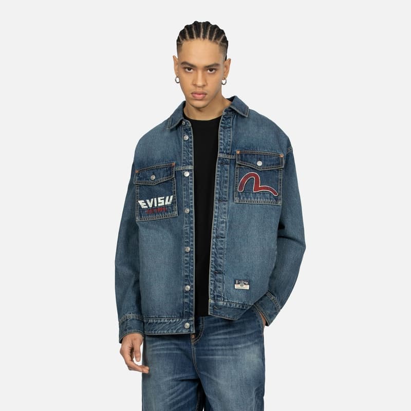 Джинсовая куртка EVISU SS24 - изображение 4