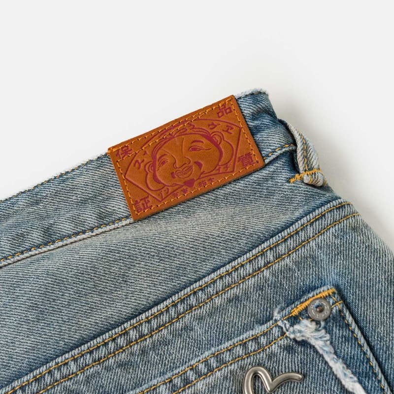 EVISU Джинсовые синие женские джинсовые шорты - изображение 7
