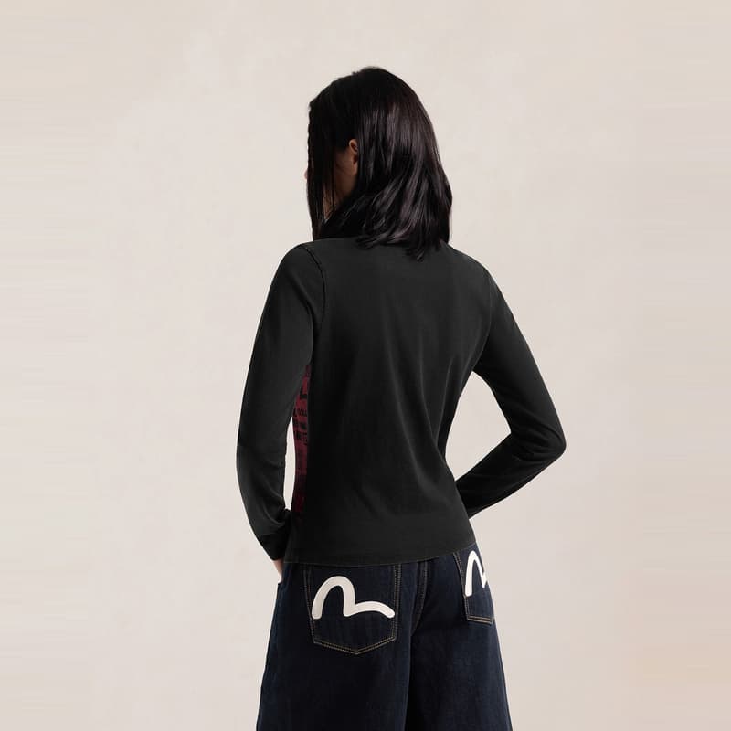 Футболка EVISU Черный Женские Футболки - изображение 4