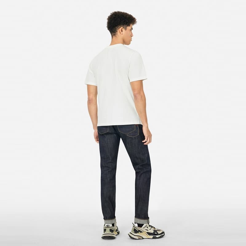 Штаны EVISU Джинсовый Синий Мужские Джинсы - изображение 5