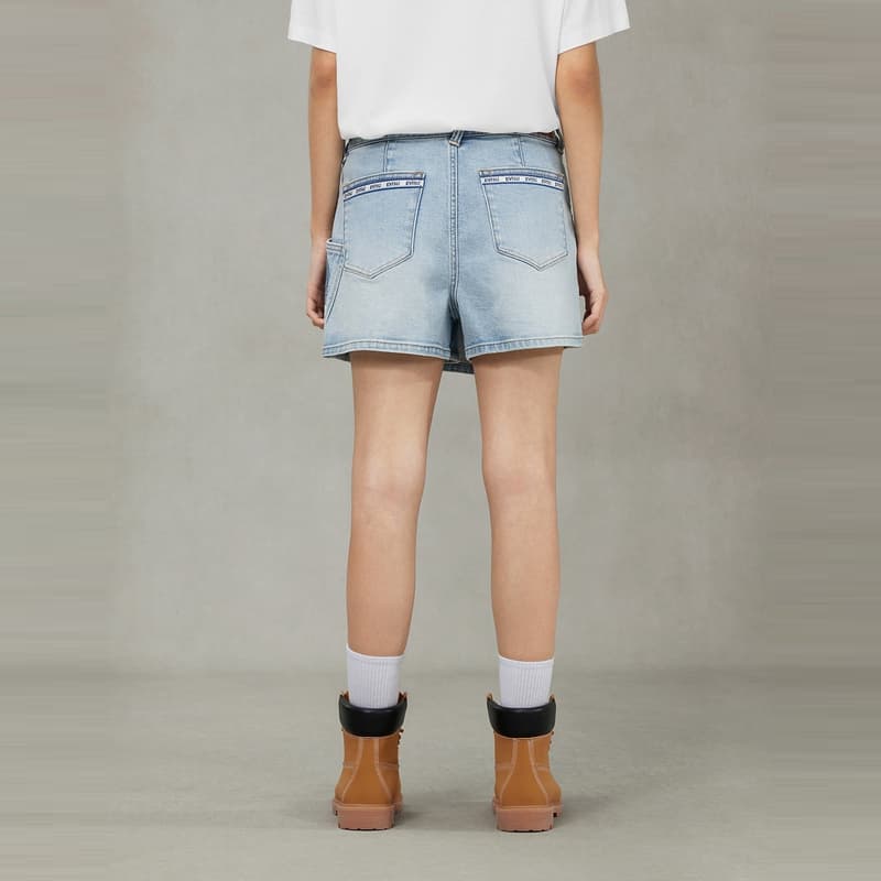 EVISU 2025 Летние Джинсовые Шорты Женские - изображение 4