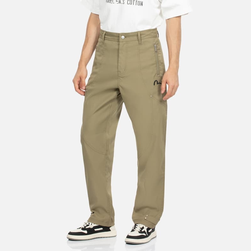 Штаны EVISU Мужские Повседневные Брюки - изображение 4
