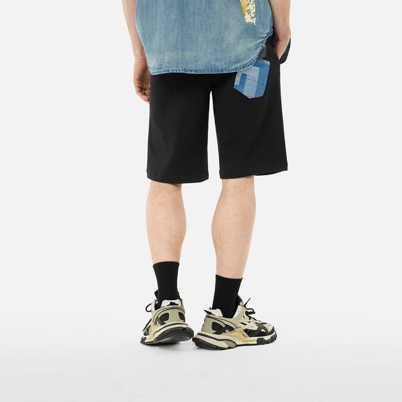 Шорты Evisu 2025 Летние Повседневные Шорты Мужские Унисекс - изображение 3