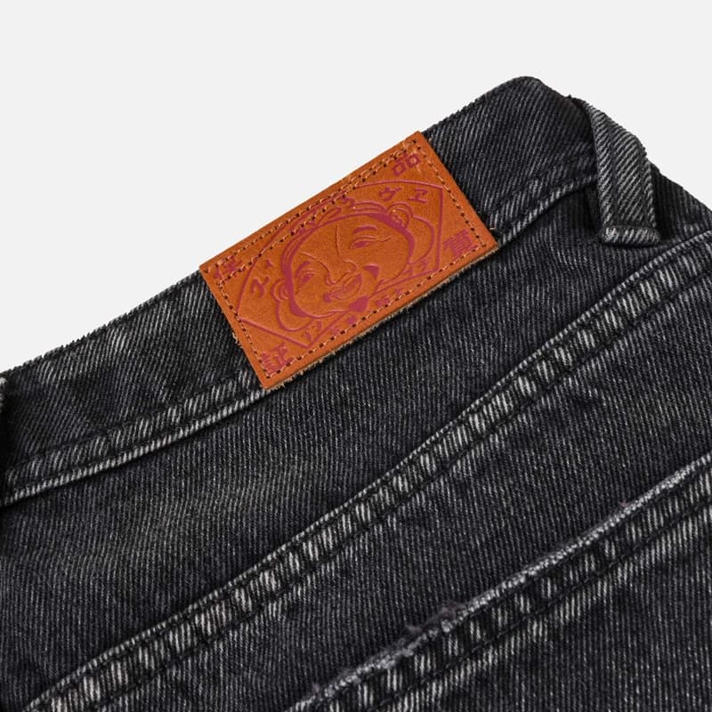Джинсы EVISU Denim Черные Женские Джинсы - изображение 6