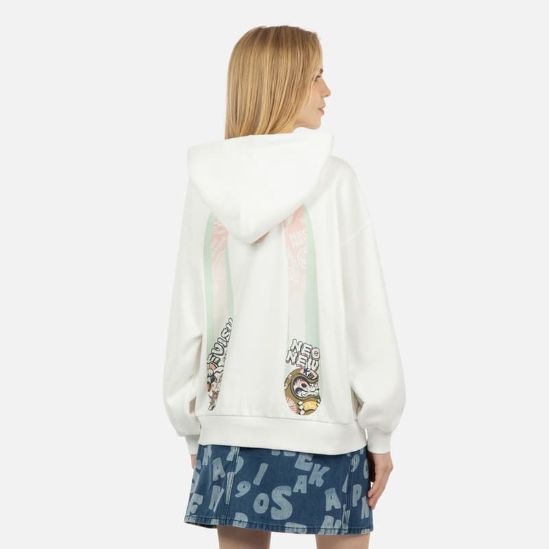 Кофта EVISU Белый Женский Свитшот - изображение 3