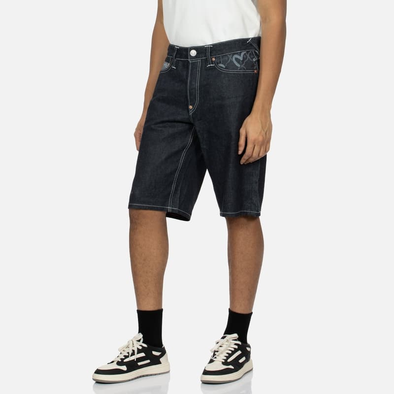 Джинсовые шорты EVISU SS24 - изображение 6