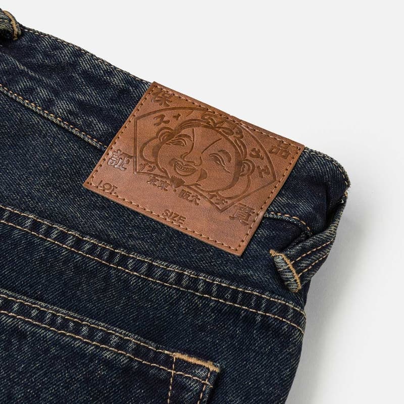 Штаны EVISU Джинсовый Синий Мужские Джинсы - изображение 6