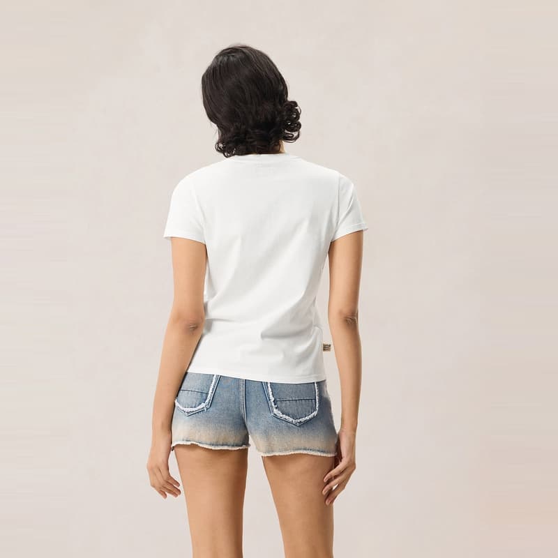 Футболка EVISU Женские T-рубашки - изображение 4