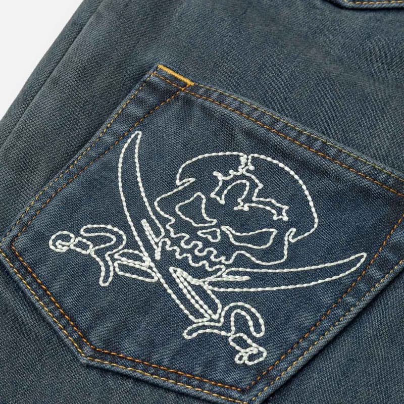 Штаны EVISU Мужские Джинсы - изображение 5