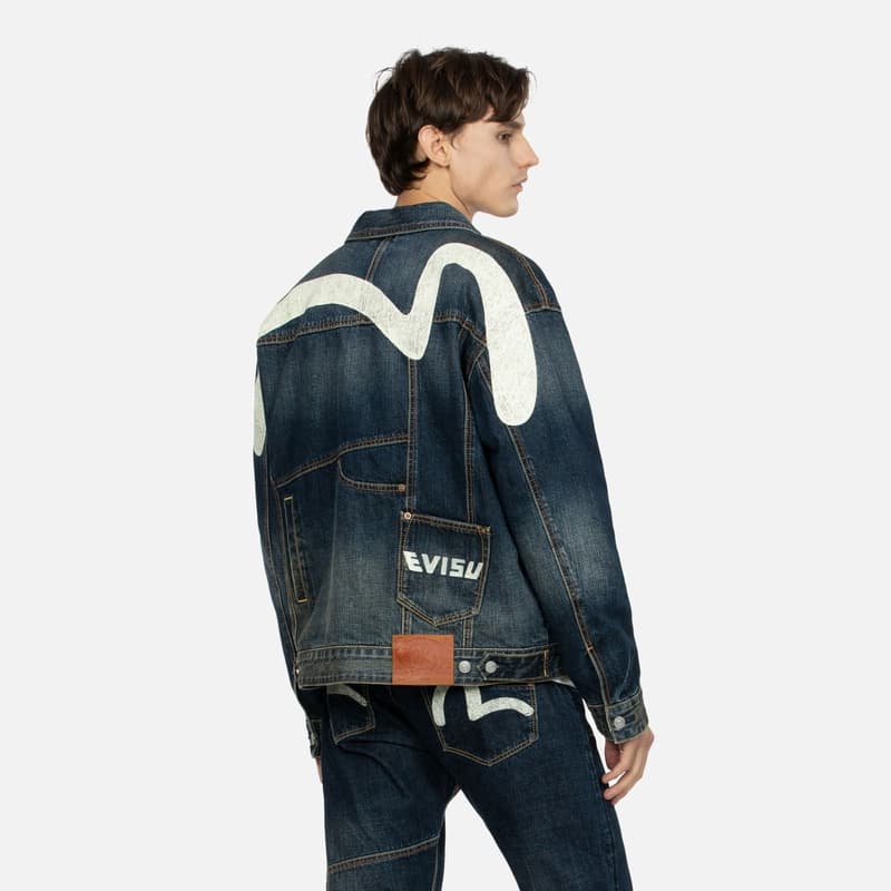 Джинсовая куртка EVISU AW23 M - изображение 4