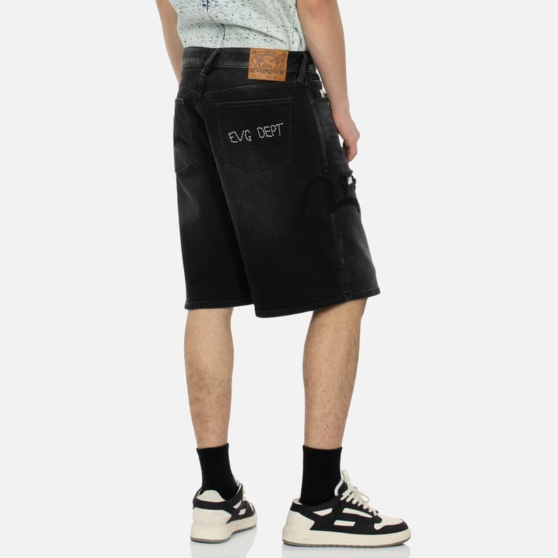 Джинсовые шорты EVISU SS24 - изображение 4