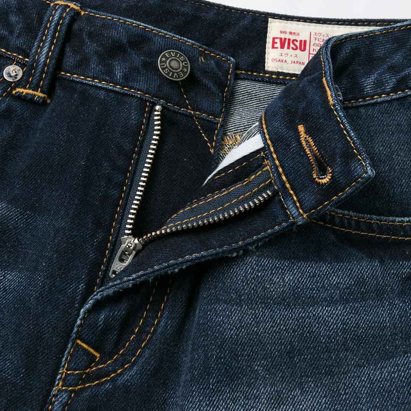 EVISU Джинсовые синие женские джинсовые шорты - изображение 8