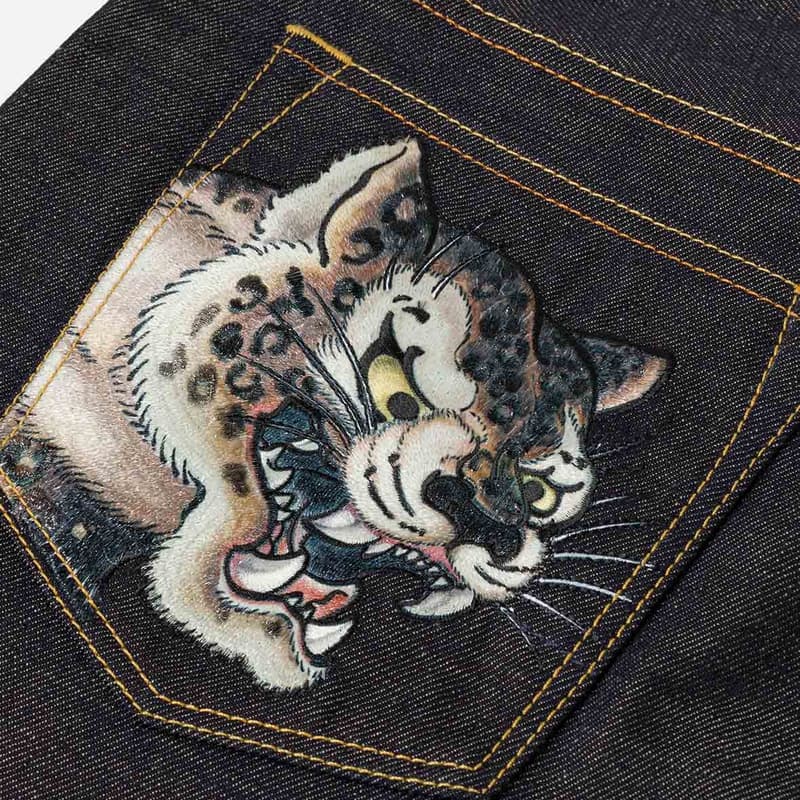 Джинсовые шорты EVISU Джинсовые синие мужские джинсовые шорты - изображение 6