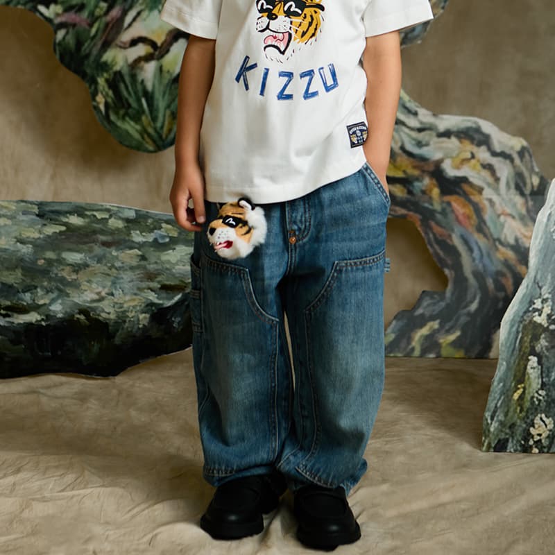 EVISU Джинсовый синий Kids Джинсы - изображение 4
