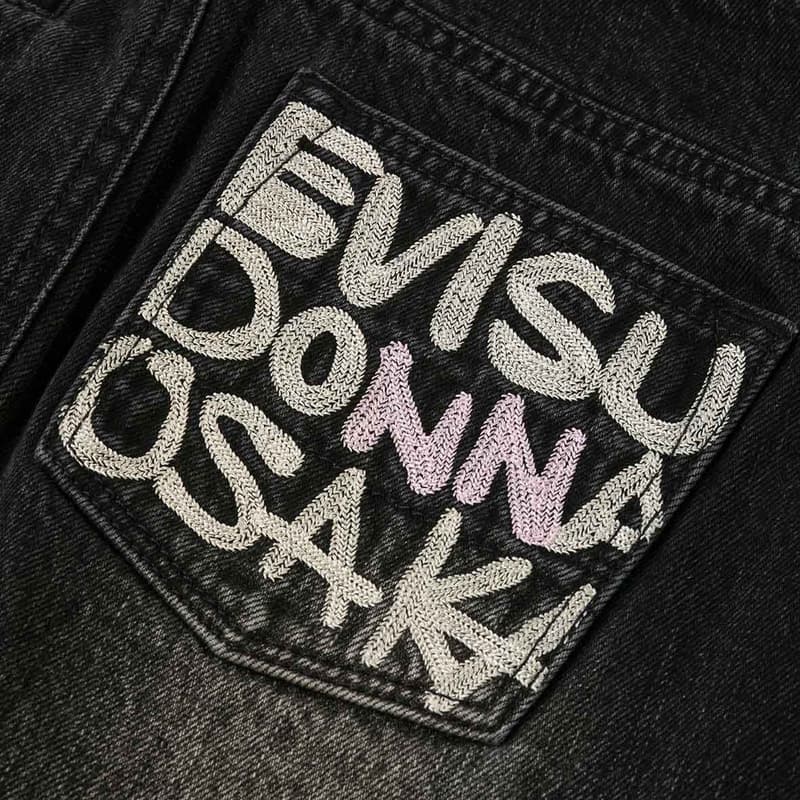 EVISU Джинсы Черные Женские Длинные Юбки - изображение 7