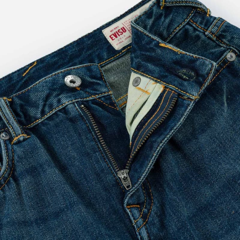 Evisu Джинсовый синий Женские Джинсовые мини юбки - изображение 7