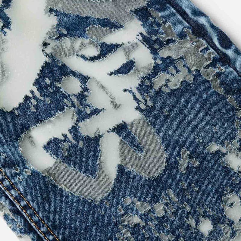 Джинсы EVISU Джинсовый Синий Женские Джинсы - изображение 7
