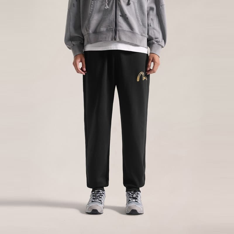 Штаны EVISU Черный мужской Повседневные брюки - изображение 3