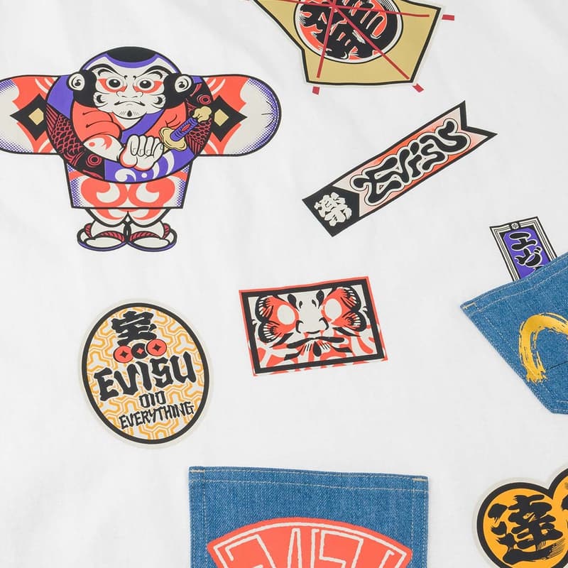 Футболка EVISU Мужские T-рубашки - изображение 5