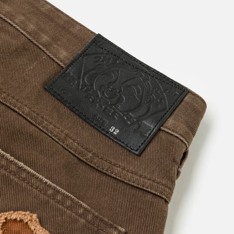 Джинсовые шорты EVISU Кофе Мужские Джинсовые Шорты - изображение 6