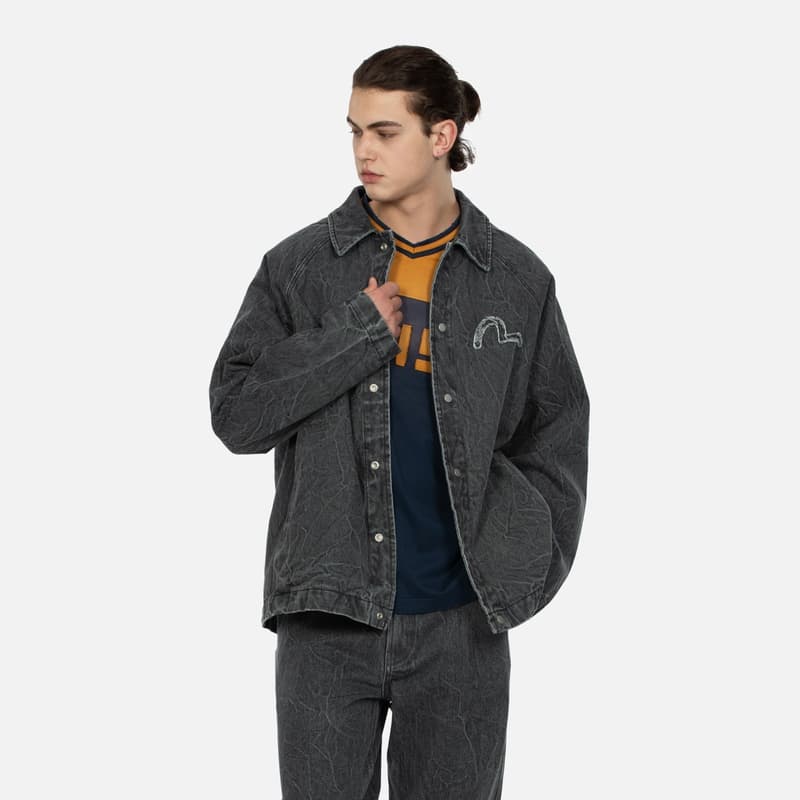 Джинсовая куртка EVISU Унисекс Джинсовые Куртки - изображение 4