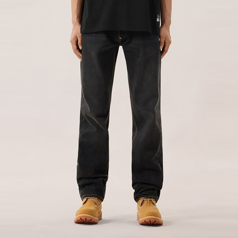 Штаны EVISU Daicock Print Baggy Fit Denim Jeans - изображение 4