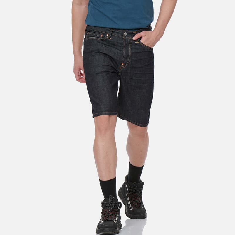 Джинсовые шорты EVISU Джинсовые шорты Мужские Джинсовый синий - изображение 4