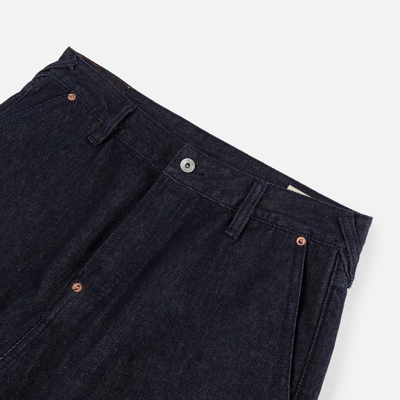 Штаны EVISU Джинсовый Синий Мужские Джинсы - изображение 5