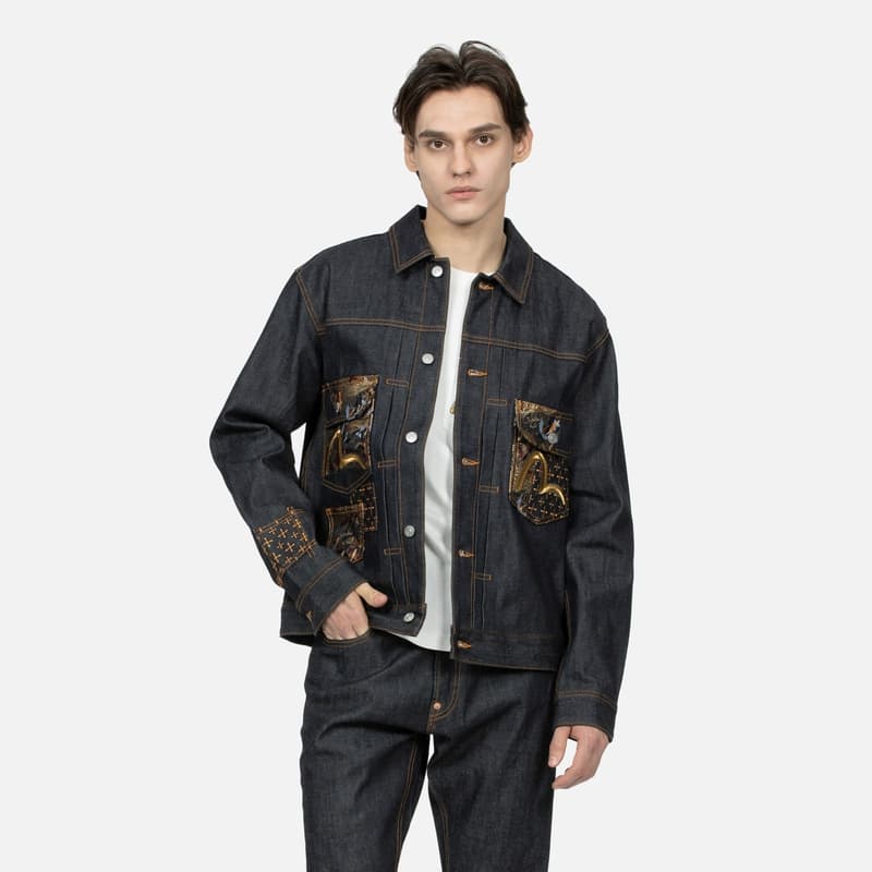 Джинсовая куртка EVISU SS24 - изображение 3