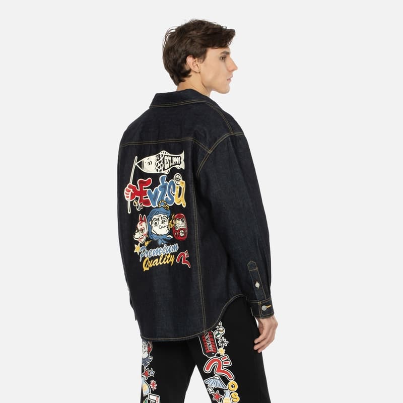 Джинсовая куртка EVISU AW23 - изображение 4