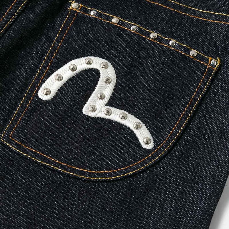 Джинсы EVISU Джинсовый Синий Женские Джинсы - изображение 6
