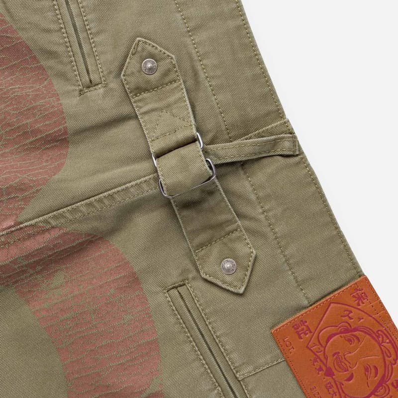 Штаны EVISU Мужские Повседневные Брюки - изображение 7