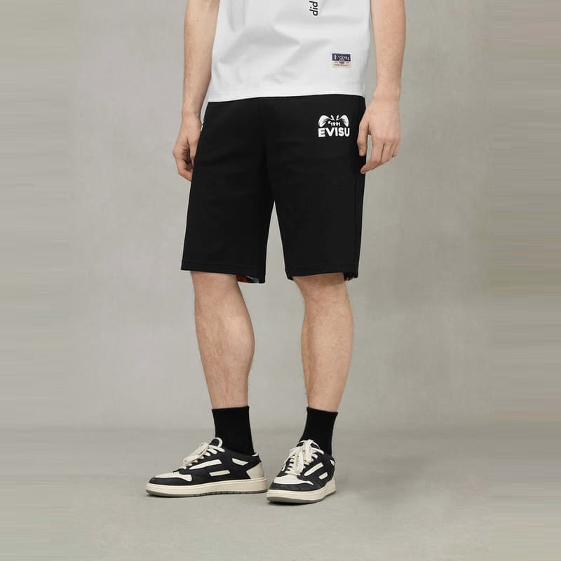 Шорты EVISU 2025 Летние Повседневные Шорты Мужские - изображение 6
