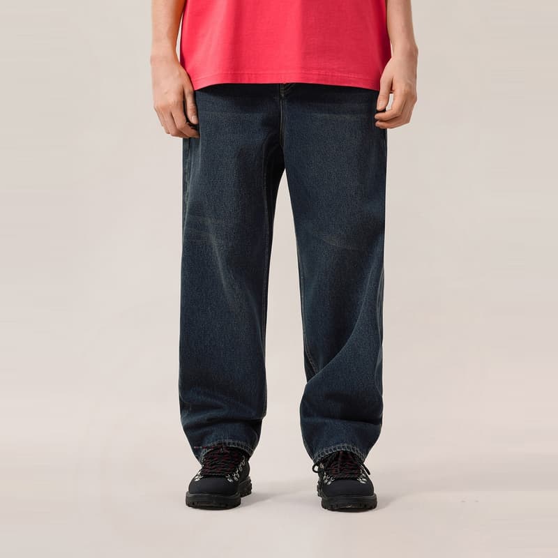 Штаны EVISU Джинсовый Синий Мужские Джинсы - изображение 4