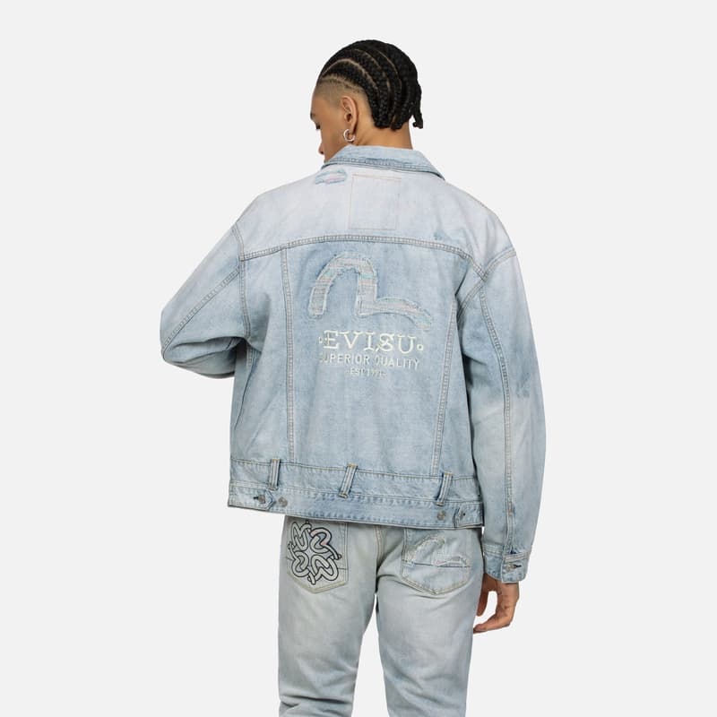 Джинсовая куртка EVISU SS24 - изображение 3