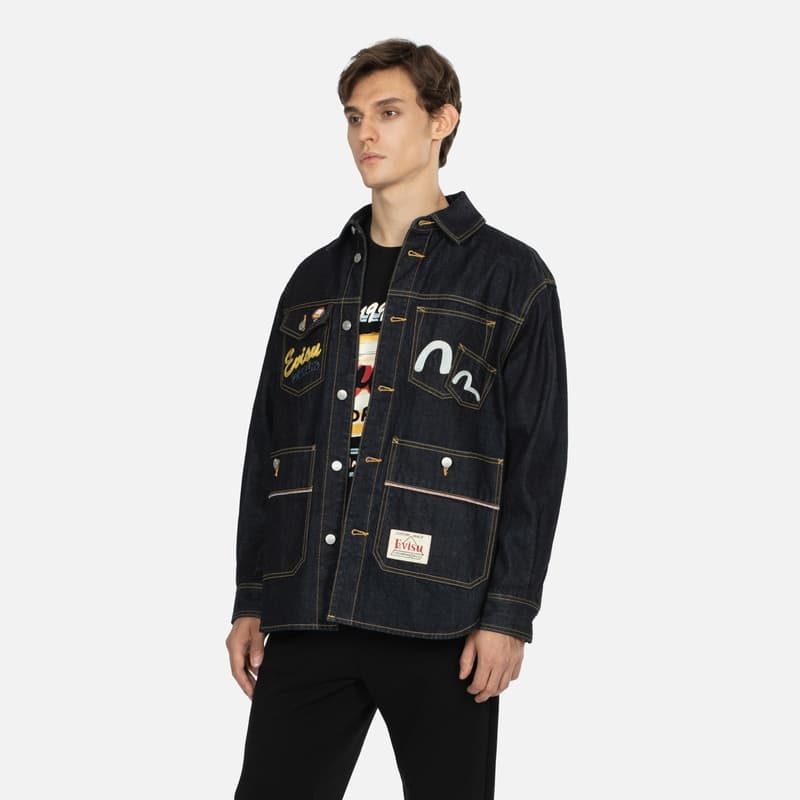 Джинсовая куртка EVISU AW23 - изображение 3