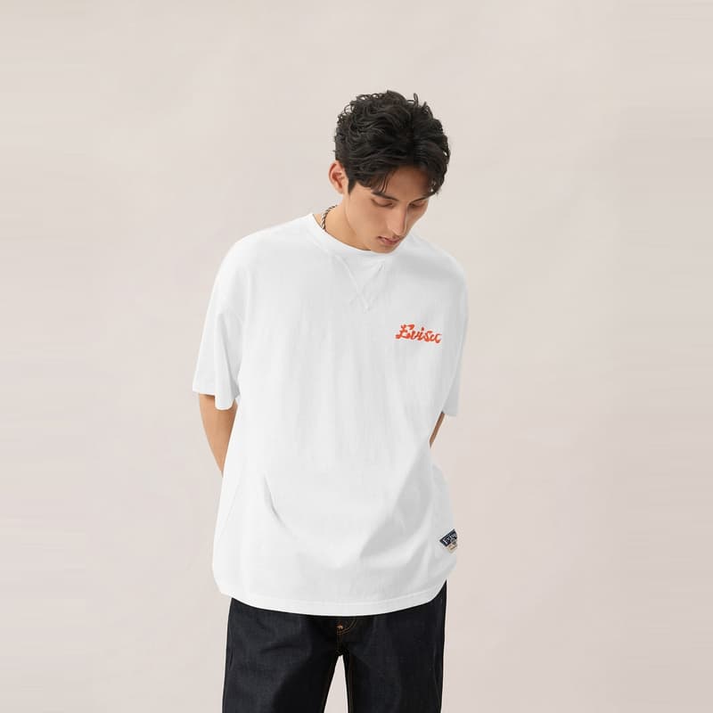 Футболка EVISU Мужские T-рубашки - изображение 4